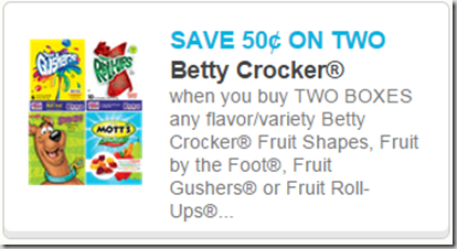 Betty Crocker Coupon
