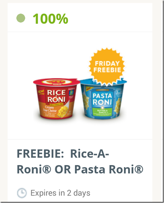 SavingStar Friday FREEbie: FREE Rice-A-Roni or Pasta Roni!