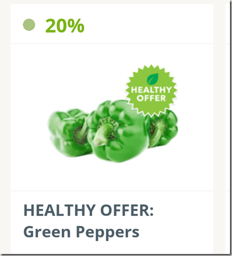 SavingStar Produce Deal: Save 20% on Green Peppers!