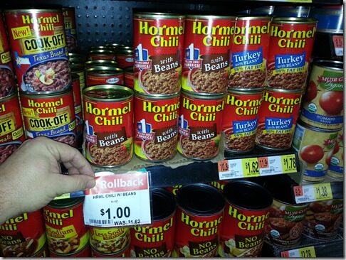 Hormel Chili Just $.73 at Walmart!