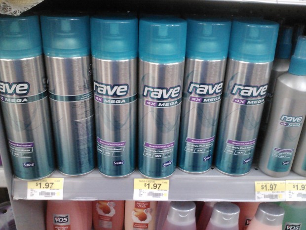 Rave Hair Spray Only $1.47 at Walmart!