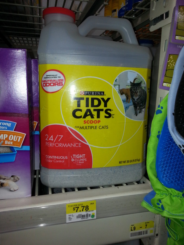 Tidy Cats Clumping Litter as low as $6.73 at Walmart!
