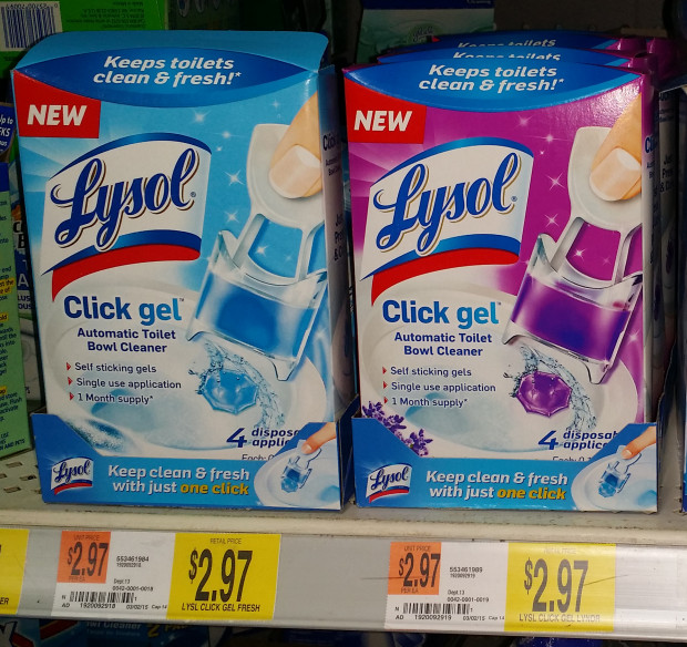 FREE Lysol Click Gel Automatic Toilet Bowl Cleaner at Walmart! 