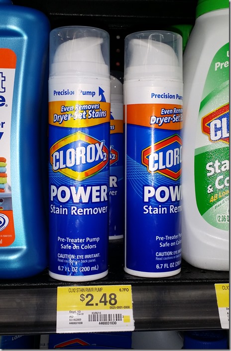 Half Price Clorox 2 Power Stain Remover at Walmart!