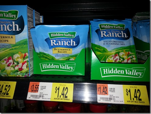 Hidden Valley Ranch Seasoning Packets Just $0.92 at Walmart!
