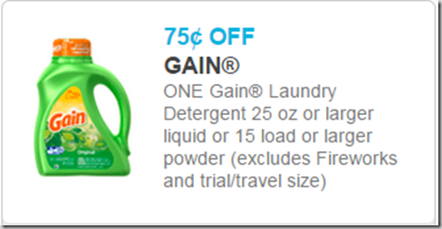 New Printable Coupons for Gain, Bounce and Downy