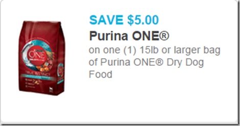 New High Dollar Purina Dog Food Coupons!