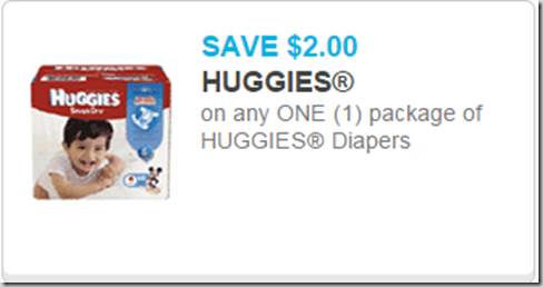 New High Dollar Printable Coupons for Huggies Diapers, Wipes and More!