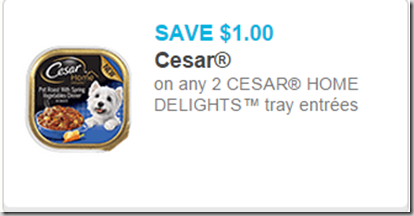 Cesar Home Delights Trays Coupons