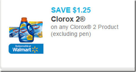 Half Price Clorox 2 Power Stain Remover at Walmart!