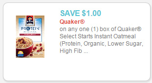 quaker oatmeal coupon