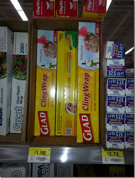 FREE Glad Cling Wrap with Overage at Walmart!