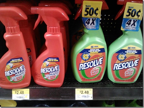 Resolve Laundry Stain Remover Just $1.73 at Walmart!