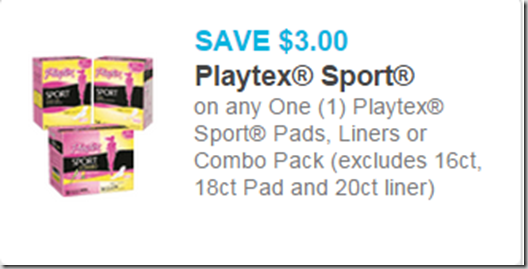 Save Up To $5 on Playtex Products!