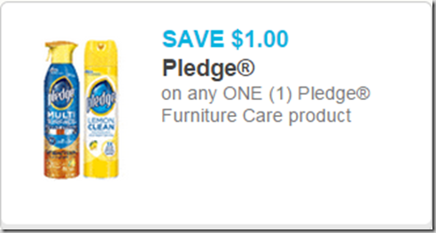 HOT! Pledge Multi-Surface Spray Just $.97 at Walmart!