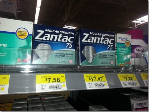 Save $9.00 on Zantac At Walmart!
