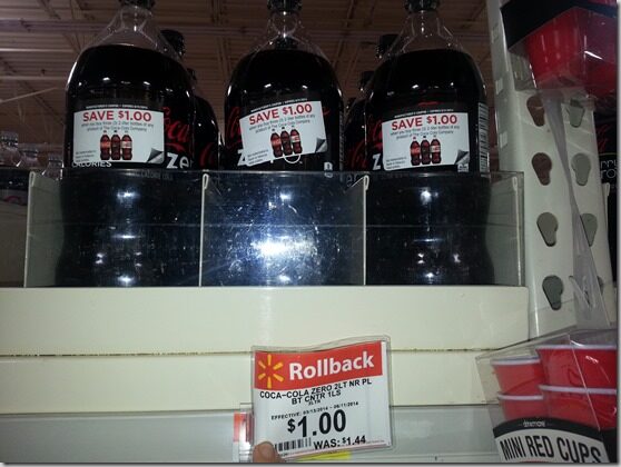 RARE Coupon for Coca Cola Makes 2 Liter Bottles Just $.67 at Walmart!