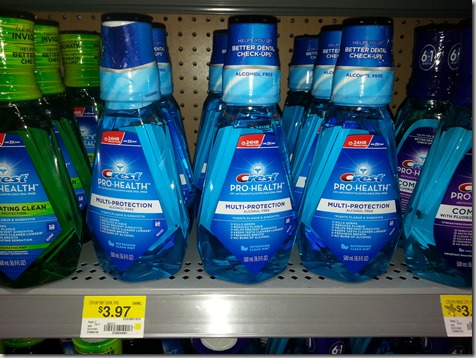 Crest Pro-Health Rinse is $2.97 at Walmart!