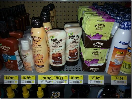 Hawaiian Tropic Sunscreen Starting at $.97 at Walmart!