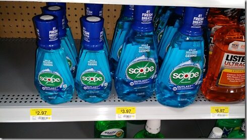 New Printable Coupons for Scope Mouthwash and Walmart Matchups!