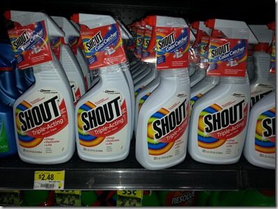 Shout Products Starting at $.73 at Walmart!