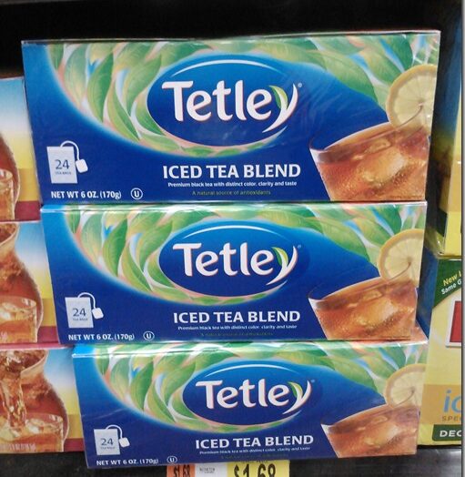 FREE Box of Tetley Tea with Overage at Walmart!