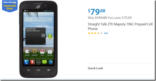 Walmart Values of the Day: Straight Talk Prepaid Cell for $79.88 or Jabba the Hutt Action Figure for $10!