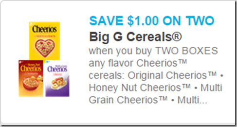 Cheerios and Cinnamon Toast Crunch Cereal Just $.88 at Walmart or Kroger!