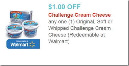 Challenge Butter and Cream Cheese for Under a Buck at Walmart!