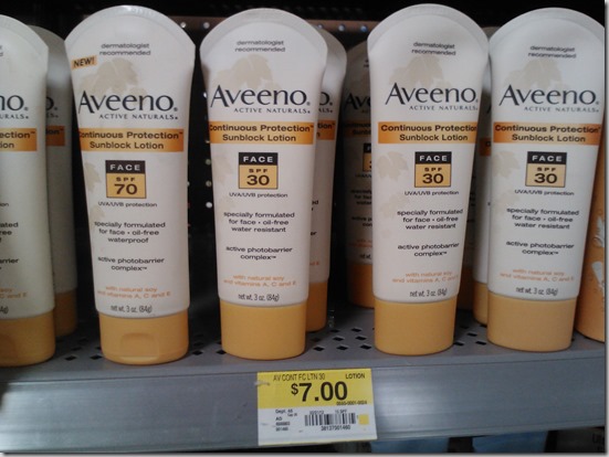 New Printable Coupons for Neutrogena and Aveeno Suncare Products and Walmart Matchups!