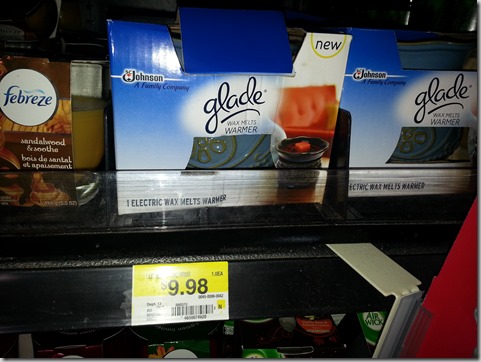 Save $7.50 on Glade Wax Melts Warmers at Walmart!