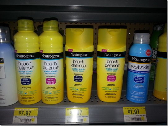 New Printable Coupons for Neutrogena and Aveeno Suncare Products and Walmart Matchups!