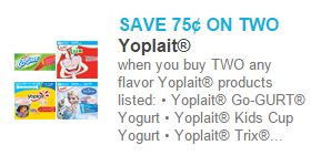 Yoplait Yogurt Products Starting at $.48 at Walmart! 