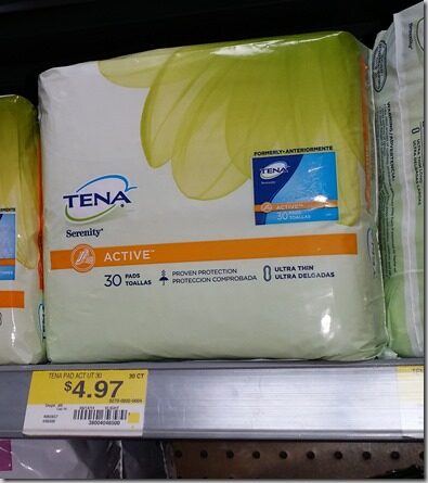 Tena Products Just $1.86 At Walmart!