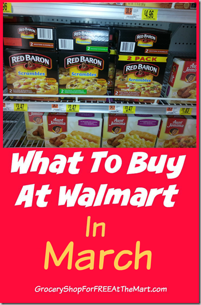 What to Buy at Walmart in March