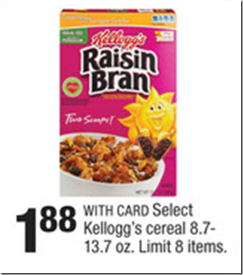 Walmart Price Match Deal: Kellogg’s Cereal Just $1.55!