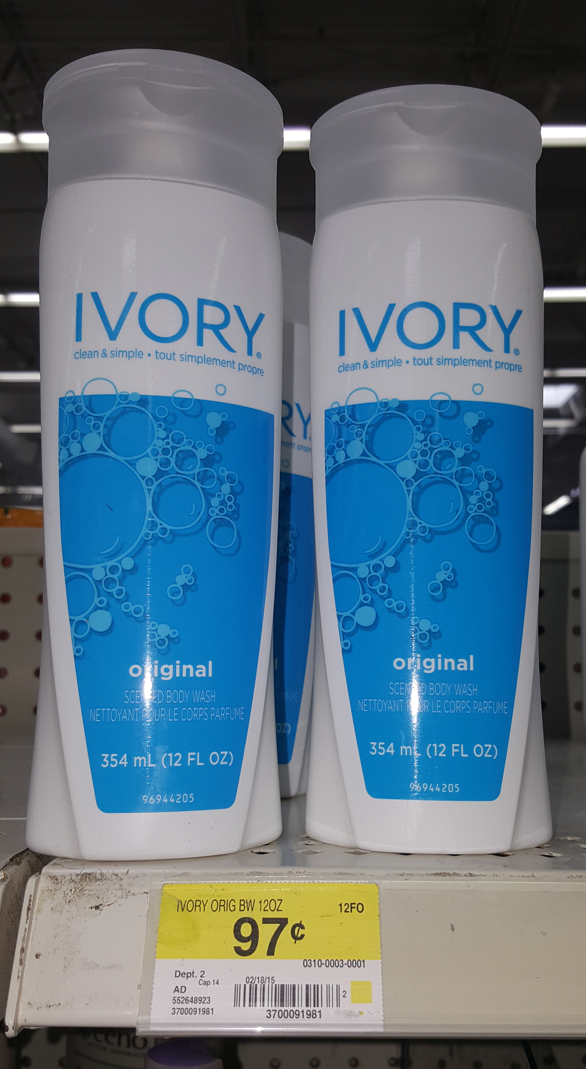 Ivory Body Wash Just $.47 at Walmart!