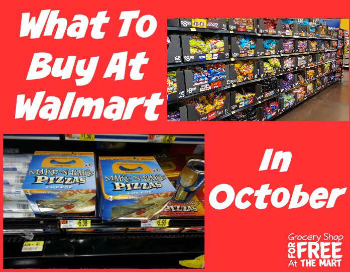 What to Buy at Walmart in October!