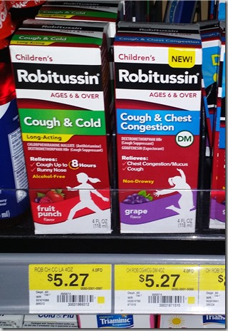 FREE Robitussin with Overage at Walmart!