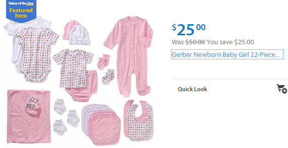 Walmart Value of the Day: Lenovo Laptop for $476 or Gerber Baby Set for $25!