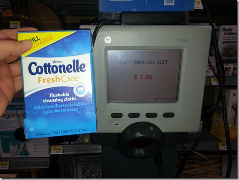 FREE Cottonelle Wipes with Overage at Walmart!