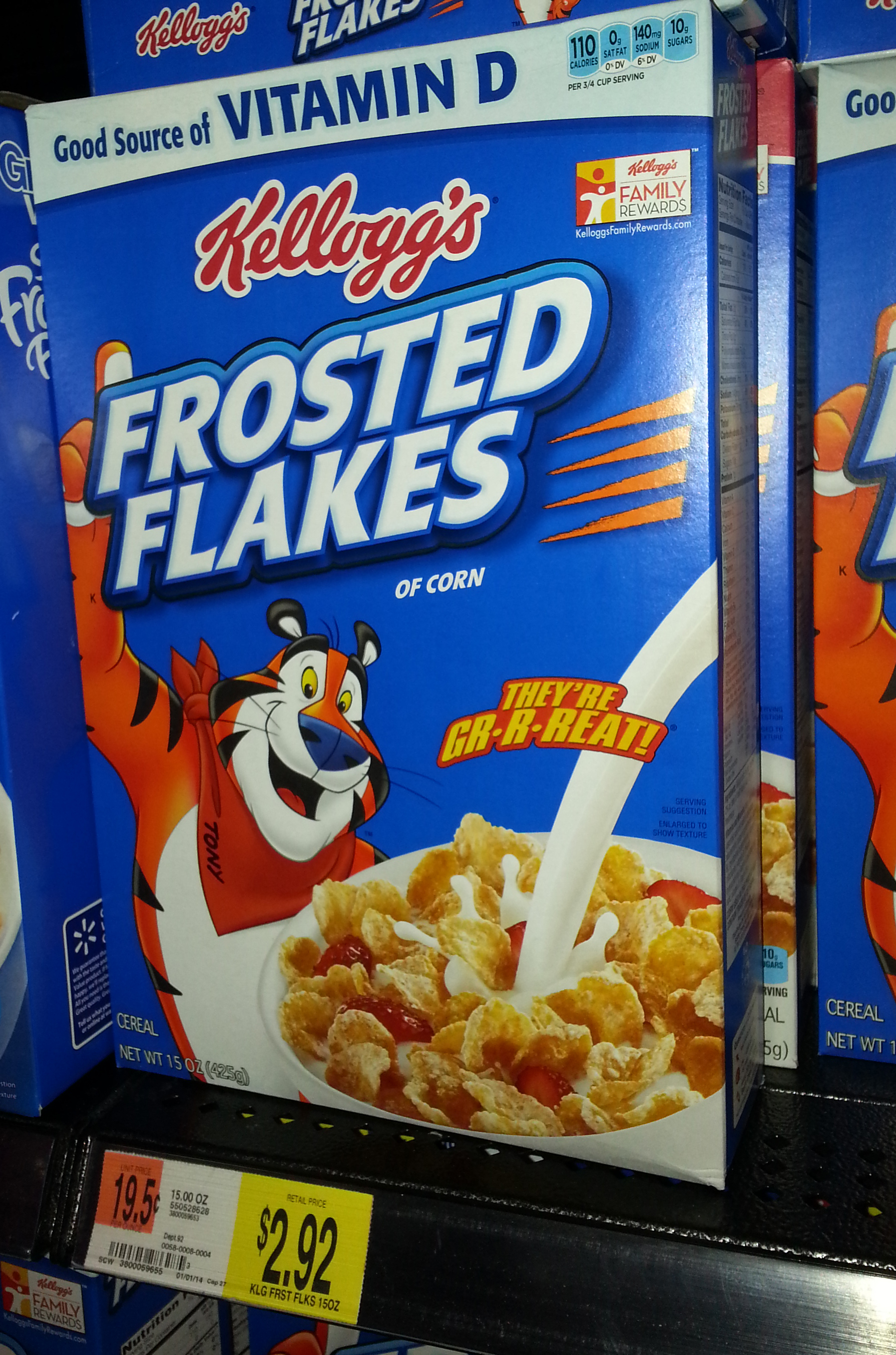 Kellogg's Frosted Flakes Cereal Just $2.42 at Walmart!
