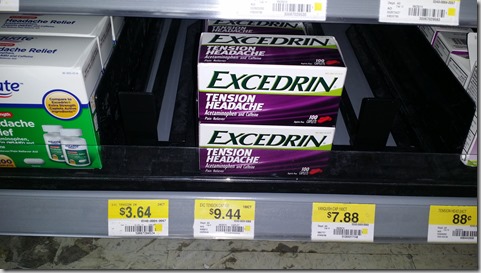 Excedrin Products Starting at $2.14 at Walmart!