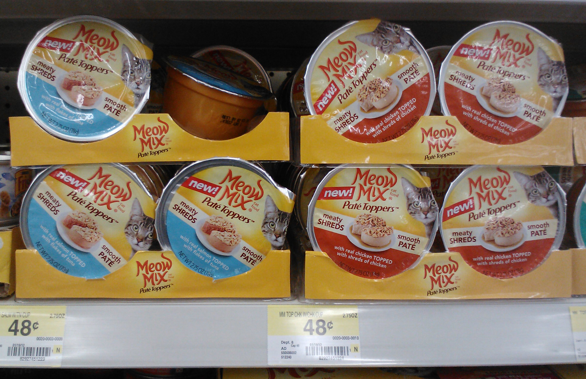 Meow Mix Wet Cat Food Single Cups Just $32 at Walmart!