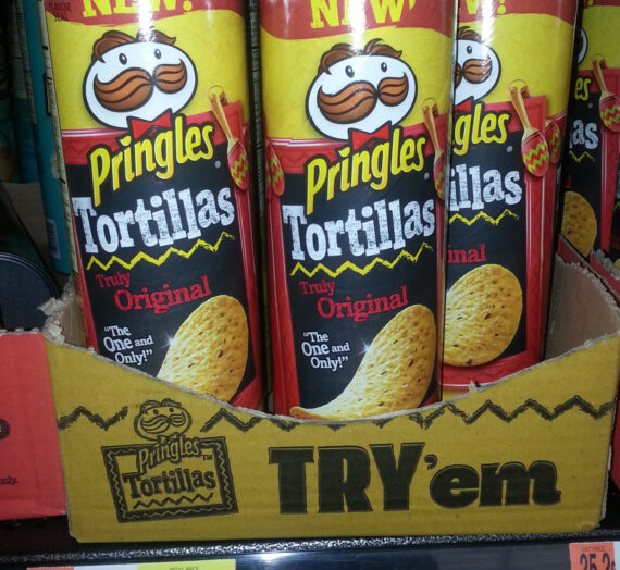 Pringles Tortilla Full Size Cans Just $.70 at Walmart!
