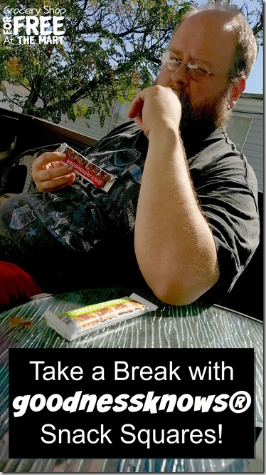 Take a Break with goodnessknows® Snack Squares!
