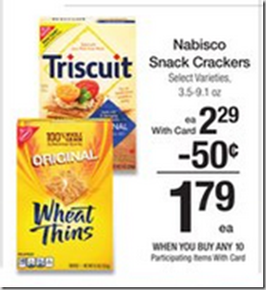 Walmart Price Match Deal: Wheat Thins Just $.54 a Box!