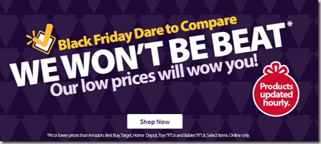 Walmart’s Dare to Compare Site Automatically Compares Walmart’s Prices to Their Competitors!