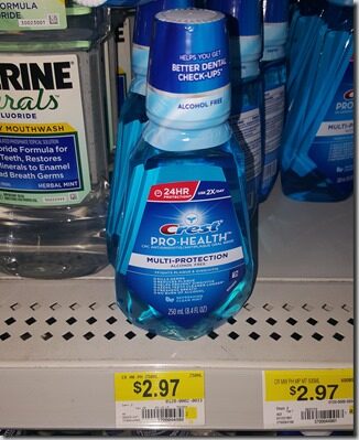 Crest Pro-Health Rinse and Toothpaste Just $.87 Each at Walmart!