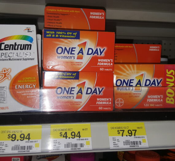 One A Day Women’s Vitamins Just $0.94 at Walmart!